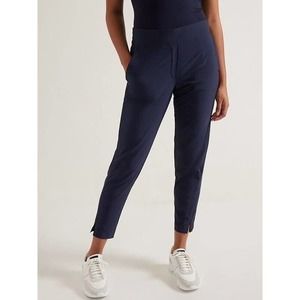 Athleta Pants Brooklyn Ankle Gray Monochromatic Leopard Print Athleisure Size 4